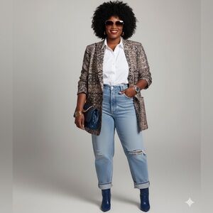 *PLUS SIZE*VINTAGE STATEMENT BLAZER